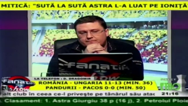 Dumitru Dragomir II la FANATIK Show (12.12.2013)