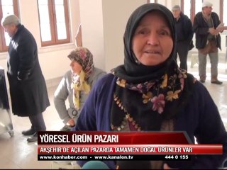 AKŞEHİR YÖRESEL ÜRÜN PAZARI HİZMETE BAŞLADI