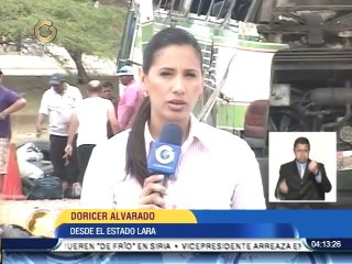 Accidente de tránsito dejó 1 muerto y 25 heridos en Lara