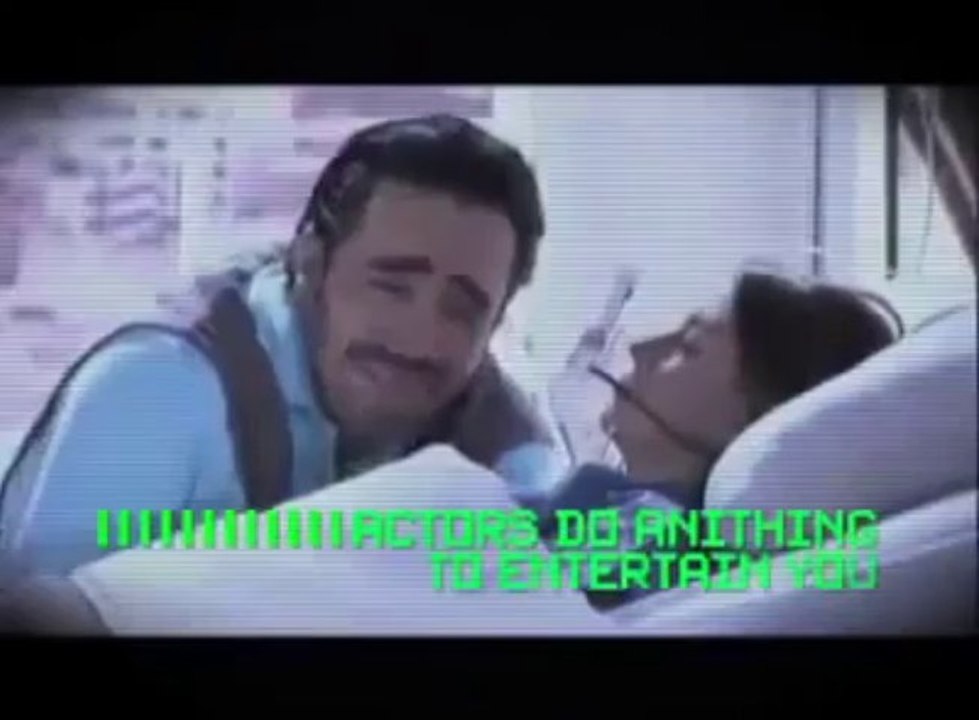 Behind romantic crying scene