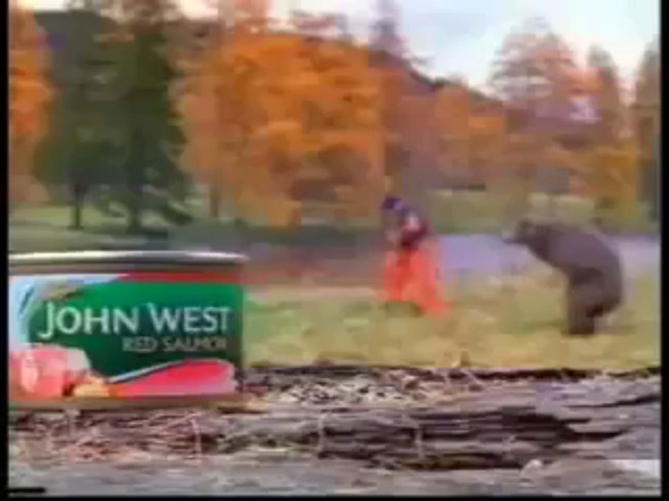 fighting with a bear for an ad  Facebook
