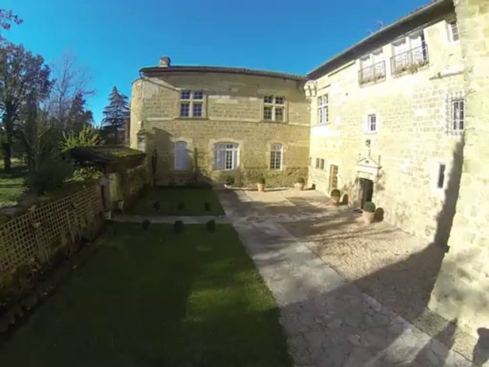 chateau-du-couloume-auch-vue depuis un drone