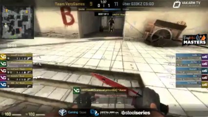 Uber G33kz vs Team Verygames - Fragbites Master - dust2