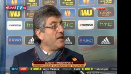 Mustafa Akçay, Lazio maçı sonrası açıklama