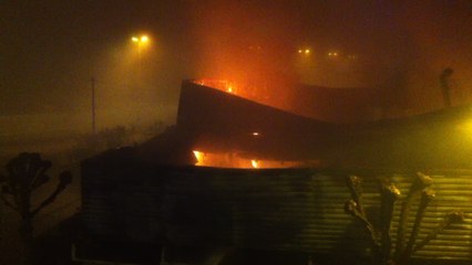Incendie à la blanchisserie