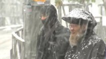 Snow sweeps across Jerusalem and West Bank