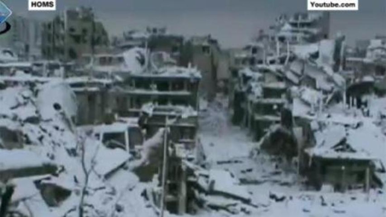 Snow storms delay aid to Syria