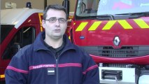 Thierry Dejouet, sapeur-pompier à Valmorel : 