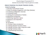 Oracle Apps Financials R12 Online Training With Real Time Projects-Magnific Training