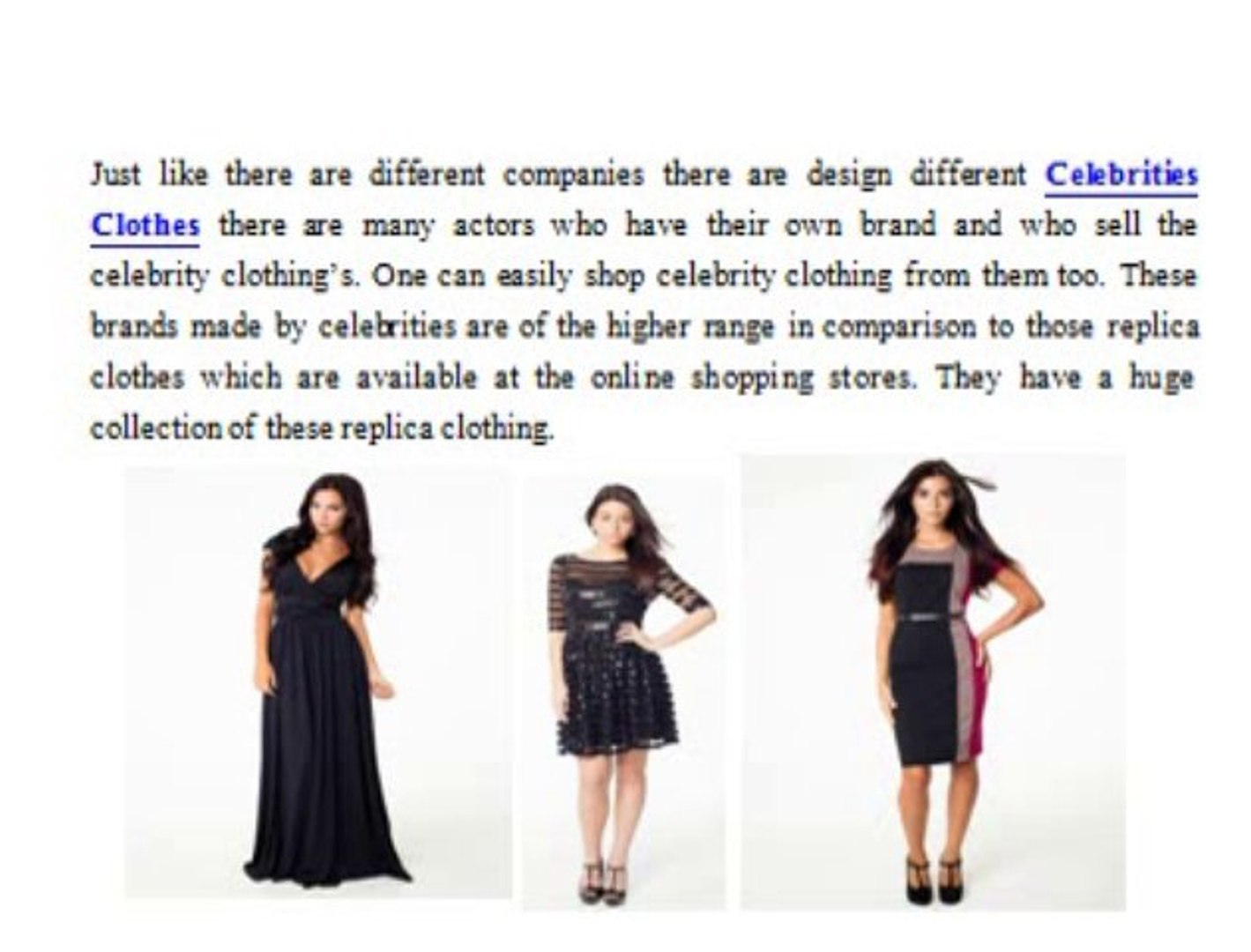 celebrity clothes online shopping