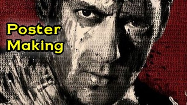 Making Of Jai Ho Poster Painted By Salman Khan