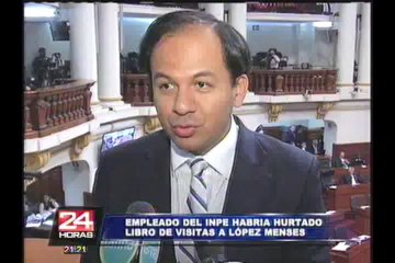 Jefe del Inpe afirma que libros de visitas a López Meneses "nunca desaparecieron"