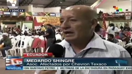 Antiimperialistas reunidos en el Festival de la juventud en Ecuador