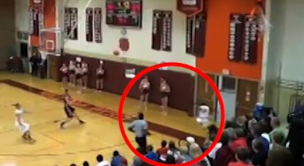 Basket : un tir incroyable cartonne sur le net