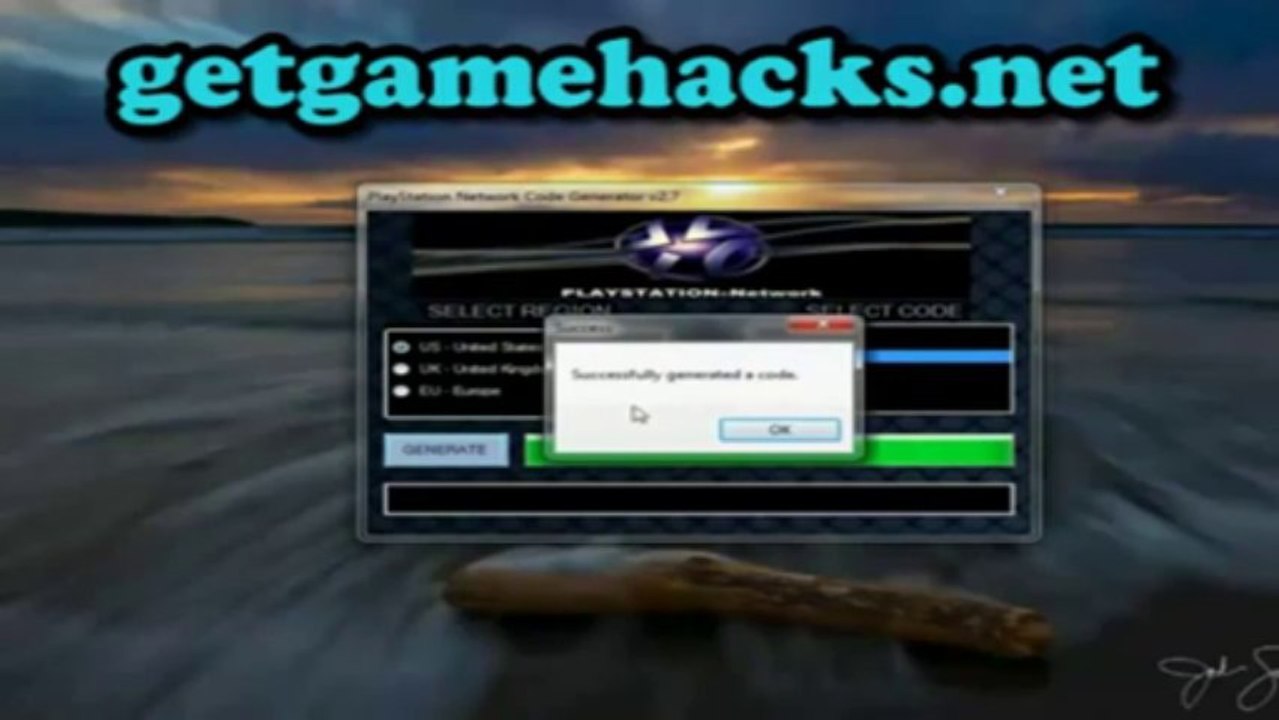 [PROOF] PSN CODE GENERATOR - HACK DOWNLOAD [2013]