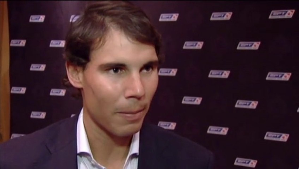 Rafael Nadal took part in the charity poker tournament in Prague.