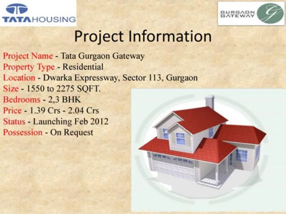 Tata New Project Gurgaon Gateway | Luxury Apartments