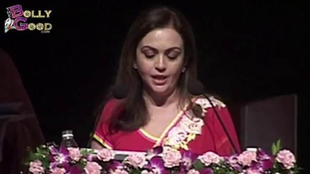 Amitabh Bachchan, Maharaj Gaj Singh of Jodhpur & Nita Ambani at Public Awareness Program