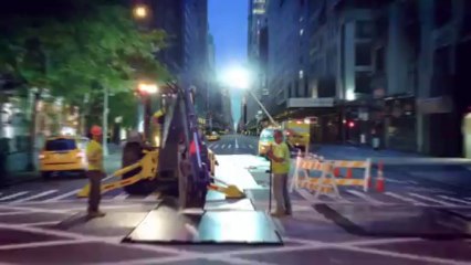Zoom infini réalisé par 40 photographes à Manhattan - Pub pour le nouveau Nokia!