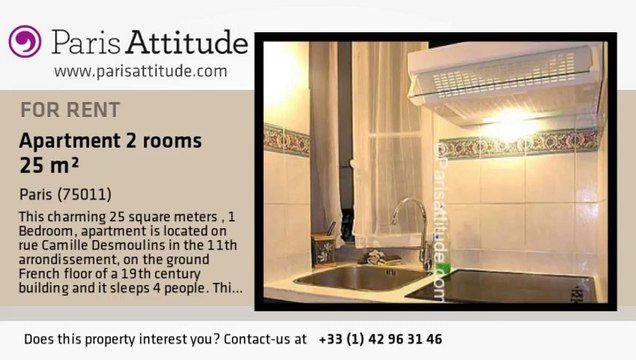 1 Bedroom Apartment for rent - Voltaire, Paris - Ref. 6410