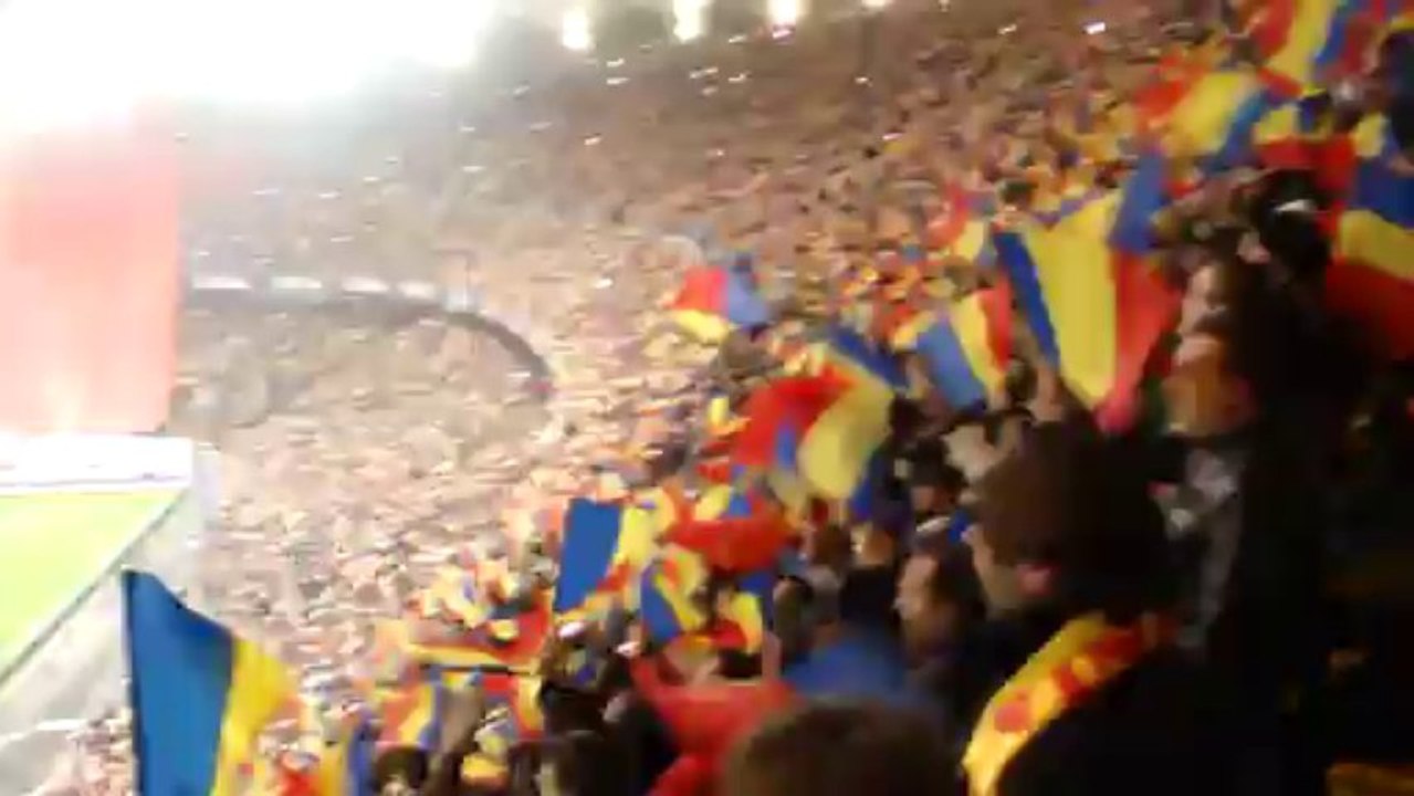 eu cu sebi la national arena meci