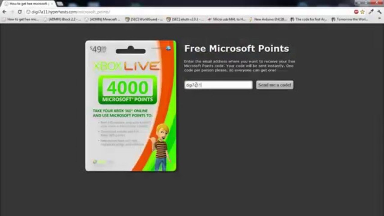 Free 4200 Microsoft Points For Xbox 360 - Free Download - 100% Working - No Password