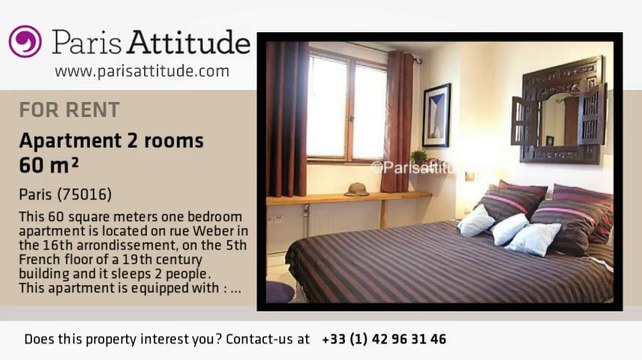 1 Bedroom Apartment for rent - Porte Maillot/Palais des Congrès, Paris - Ref. 915