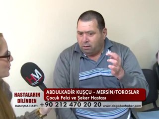 Çocuk Felci ve Şeker Hastalığı Vardı