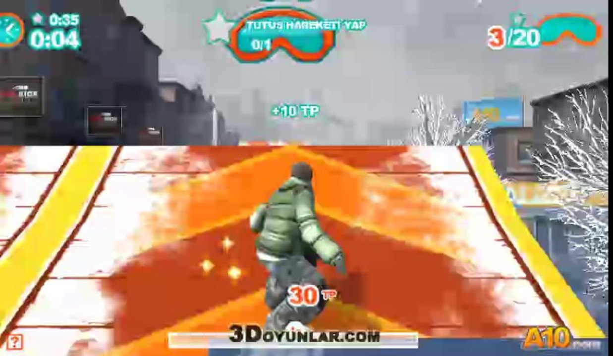 3D Snowboard Sokağı | 3D Oyunlar