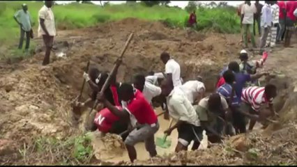 C. African Republic aid workers help wounded as anger mounts