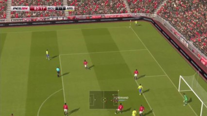 Pro Evolution Soccer 2014 Manchester United vs. Arsenal Londyn Gameplay HD