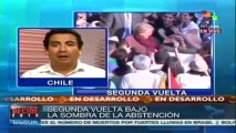 Abstención podría ensombrecer segunda vuelta electoral en Chile
