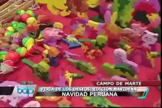 Artesanos presentan Feria de los deseos edición navideña en Campo de Marte