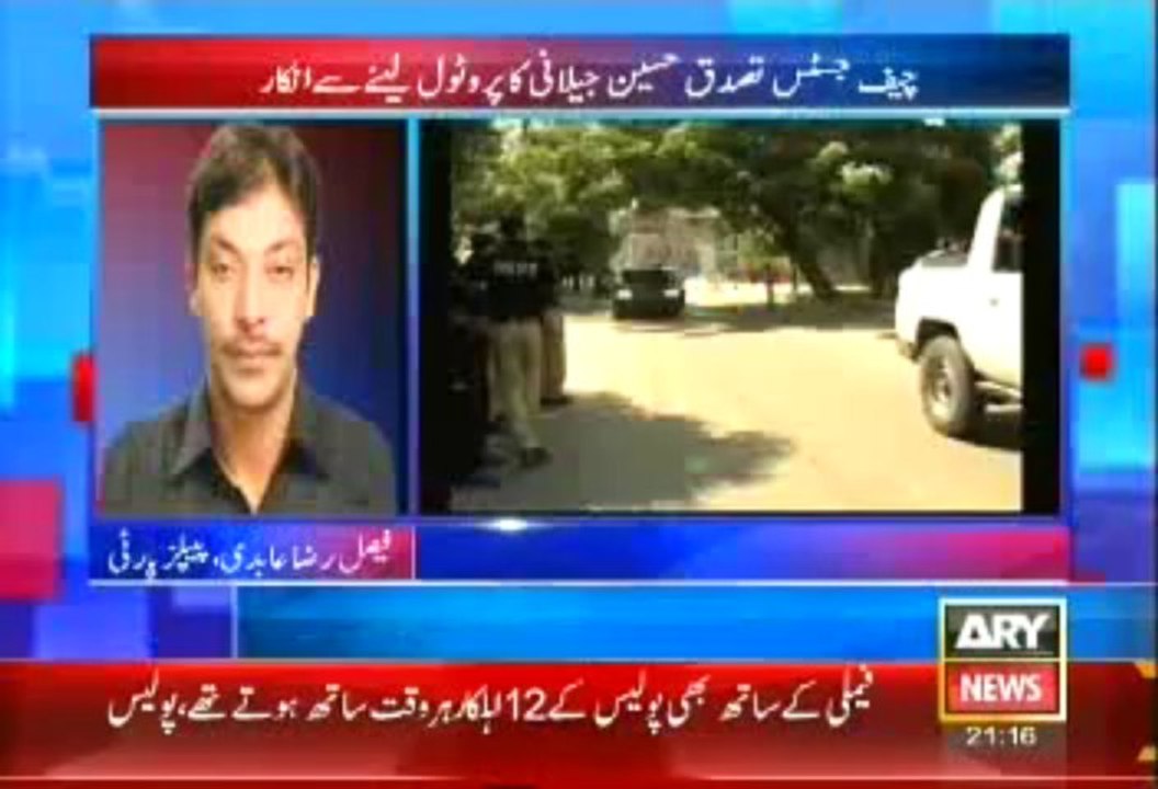 Ex-CJ demands security, bullet-proof vehicle