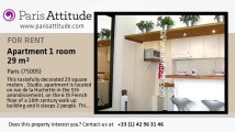 Studio Apartment for rent - Quartier Latin/St Michel, Paris - Ref. 6319