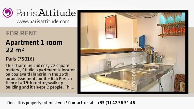 Studio Apartment for rent - Rue de la Pompe, Paris - Ref. 5328