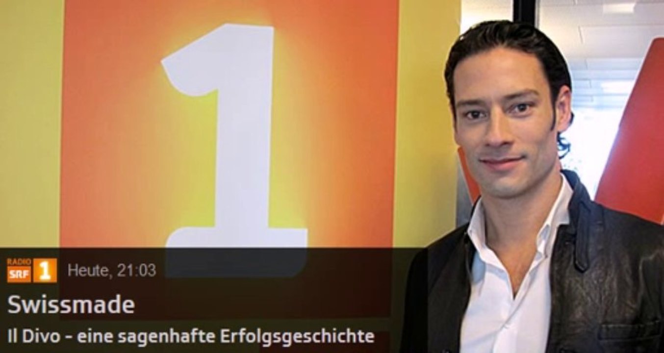 Il Divo - Radio Interview with Urs on SRF1 2013.12.13