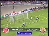 1999 (October 19) Arsenal (England) 2-Barcelona (Spain) 4 (Champions League)
