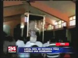 Fuegos artificiales ocasionan gran incendio en la Municipalidad de Virú