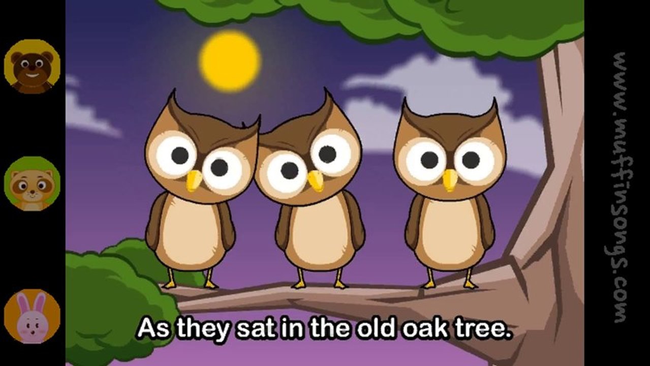 Nursery Rhymes & Children Songs One Little Owl video Dailymotion