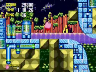 Metal Sonic Hyper Drive - Kirby at Tidal Chaos Zone act 1(Normal Mode)