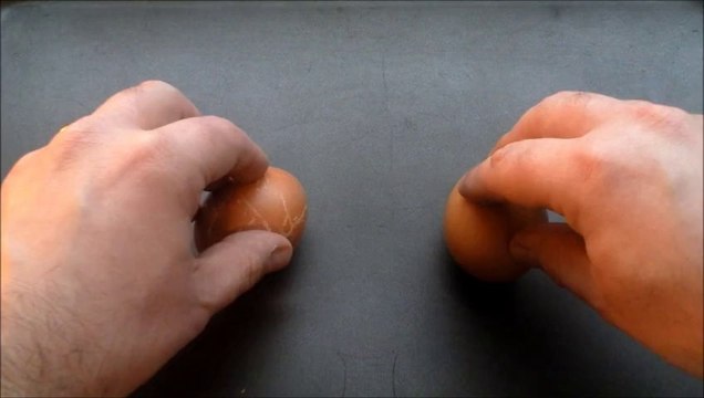 Comment reconnaitre un oeuf dur et un oeuf cru