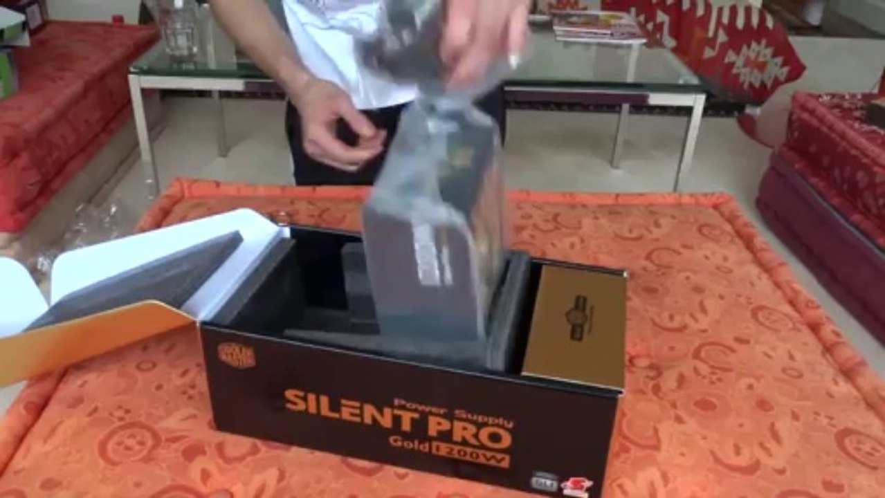 Deballage - Unboxing Alimentation Cooler Master Silent Pro Gold 1200W