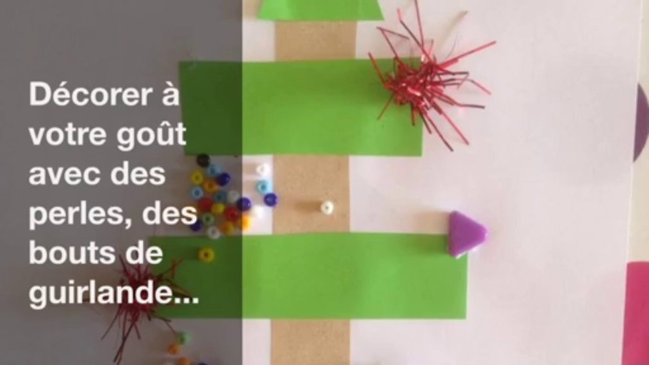 Réaliser un sapin de Noël en papier