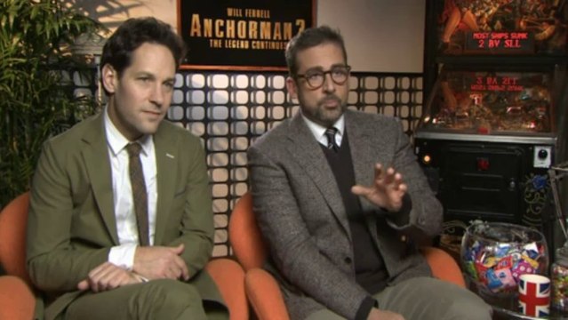 Anchorman 2: Paul Rudd and Steve Carell talk One Direction