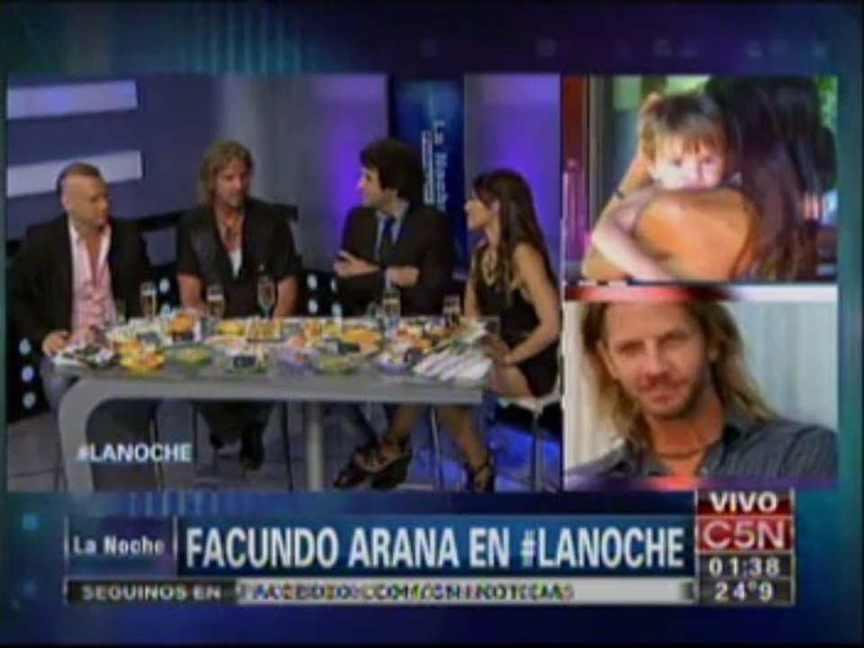 Facundo Arana visitó "La Noche" y habló de su vida (video minutouno)