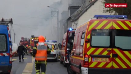 Plérin (22). Violent incendie rue Beauregard