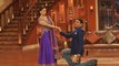 madhuri dixit and huma qureshi on  comedy nights  in kapil
