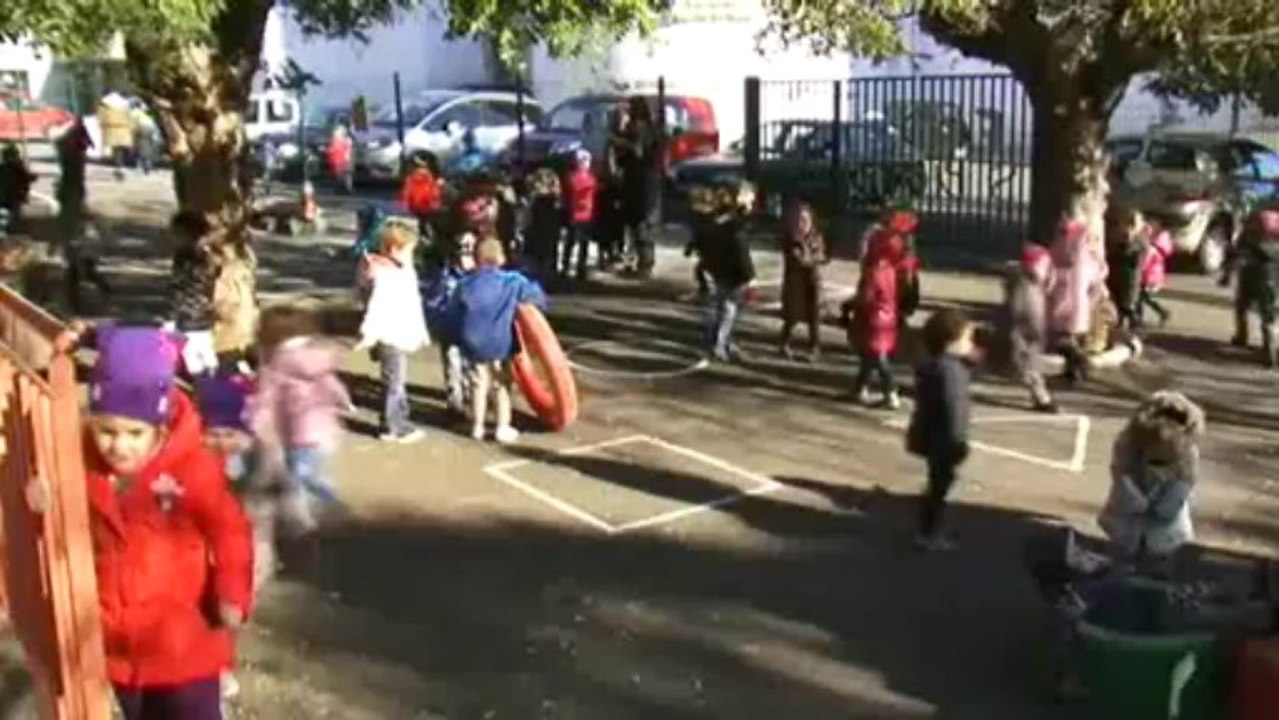 France3 visite la montre Pam Tim à l'école maternelle