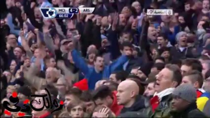 هدف السيتي الرابع فى الارسنال سيلفا
